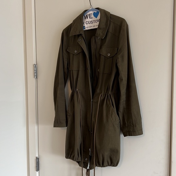 B.P. Olive Green Jacket with drawstrings - Picture 2 of 7